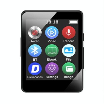 Bluetooth 5.0 Mp3 Player With Ebook Recorder 128Gb - 8Gb