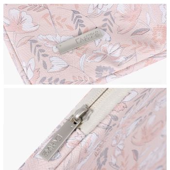13 Inch Laptop Sleeve with Telescoping Handle - Light Pink