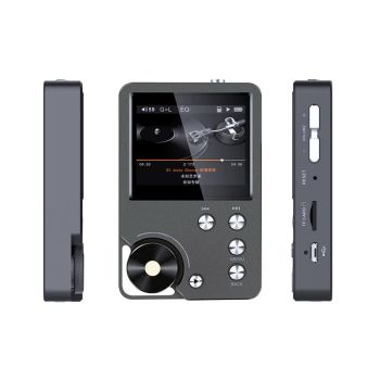 Lossless Dsd256 Music Player Silver Gray - With 128Gb Tf Card