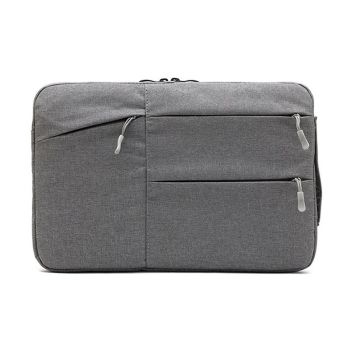 14 Inch Business Laptop Liner Bag with Zipper Closure - Polyester Material - Black