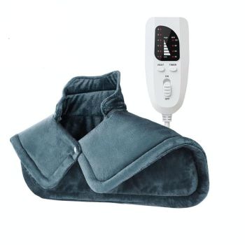 Electric Heated Shawl For Neck & Back Au Plug - Creamy-White