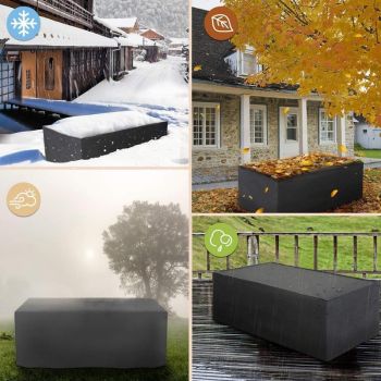 Waterproof Outdoor Furniture Cover for Garden Table and Chairs - 270x180x89cm