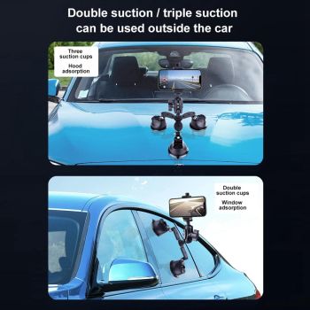 Articulating Magic Arm with Suction Cup Phone Mount