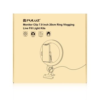 7.9 Ring Selfie Light with Dual Colour Led for Vlogging & Photography