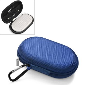 Protective Bag with Carabiner for b & o Beoplay P2 Bluetooth Speaker 2 Pcs - Black