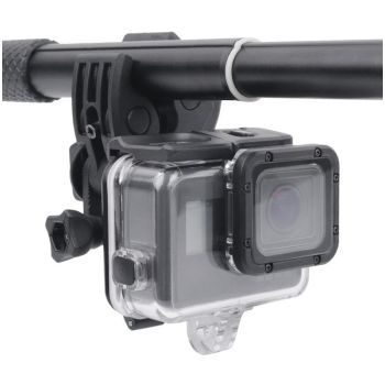 Waterproof Clamp Mount Adapter Kit for Gopro Hero6 / 5 with Back Cover
