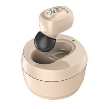 Dc3.7V In Ear Bluetooth Hearing Aid Sound Amplifier - Black