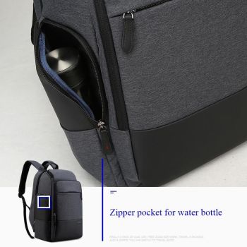Large Capacity Waterproof Business Shoulder Bag With Usb Port - 37X21X47.5Cm In Black