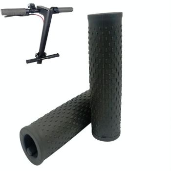 Non-slip Silicone Car Handles for Xiaomi Electric Scooter - Pair - Light Grey