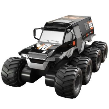 Amphibious Rc Vehicle with Eight Wheels - Yellow