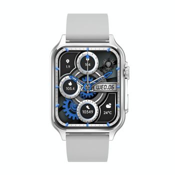 1.96 Inch Ips Screen Smart Watch Supports Bluetooth Calls / Blood Oxygen Monitoring - Gold