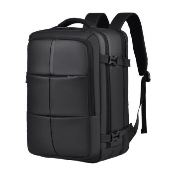 Large Capacity Expandable Business Backpack - Gray