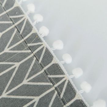 Kitchen Refrigerator and Washing Machine Dustproof Cover - 55x130cm - Gray Triangle