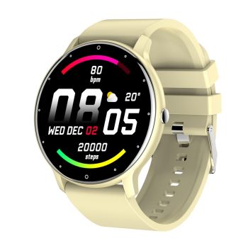 Smart Watch With Heart / Bp / Oxygen / Sleep Monitoring - Ip67 Waterproof - Blue