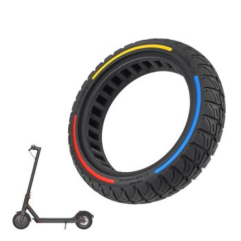Colourful 8.5 x 2 Inch Honeycomb Tires for Xiaomi M365 / Pro / Pro 2 / 1s / Lite - Off-road Flick - Red