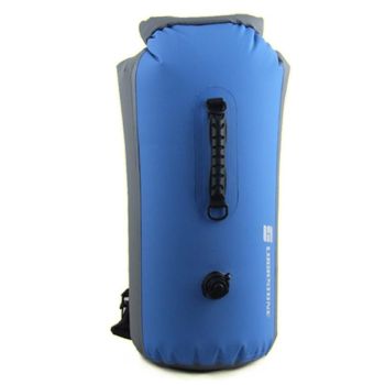 Waterproof Outdoor Rafting Backpack Inflatable Swimming Tote Bag For River Tracing And More - Yellow Black
