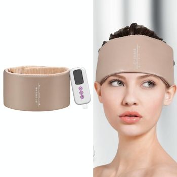 Hot Compress Head Massager For Headache Relief - Pink
