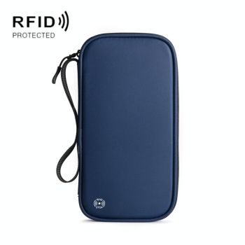 Rfid Travel Passport & Card Holder - Secure - Black