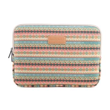 11.6 Inch Lingge Laptop Liner Bag with Stylish Pattern - Blue Pattern Diamond Lattice