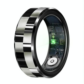 Smart Ring With Health Monitoring Gesture Control And Somatosensory Games - Size 10 - Silver