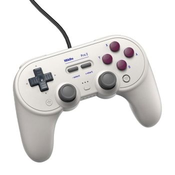 8bitdo Pro 2 Wired Gamepad for Switch - Gray