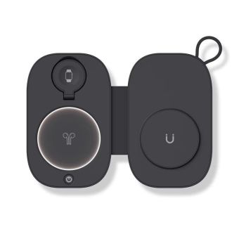 3 In 1 Magnetic Wireless Charger For Apple Devices - White