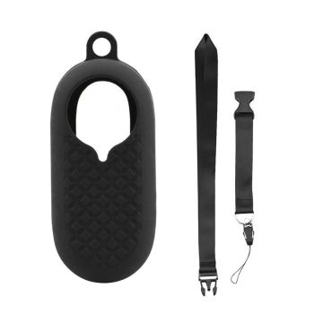 Silicone Camera Case Set with Lanyard for Insta360 Go2 - White