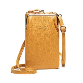Stylish Pebbled Shoulder Bag For Women - Red