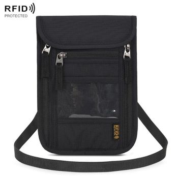 Secure Neck Bag for Passport and Phone - Multi-functional - Khaki