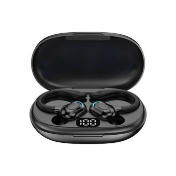 Wireless Bluetooth Earphones with Charging Case - F8 - Red Double Ear