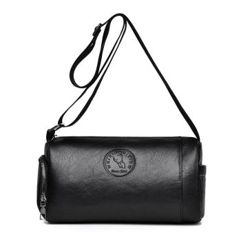 Waterproof Men Crossbody Backpack Large Capacity - Brown