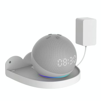 Wall Mount Set for Amazon Echo Dot 4 - 2 Pieces - Black