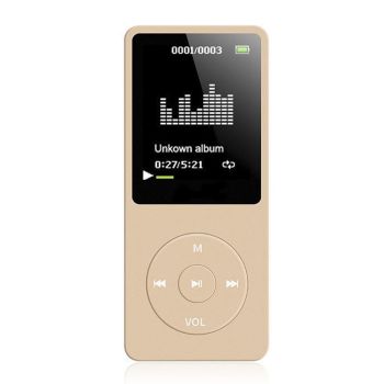 Ultra Thin Screen Mp4 Player Lossless Sound - Pink