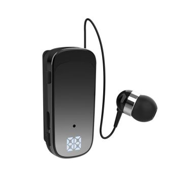 K65 Wireless Business Earbuds - Retractable Cable - Yellow
