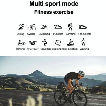 1.43 Inch Bt5.3 Ip68 Sport Smart Watch Support Bluetooth Call / Message Notification / Heart Rate / Blood Pressure Health Monitor - Red