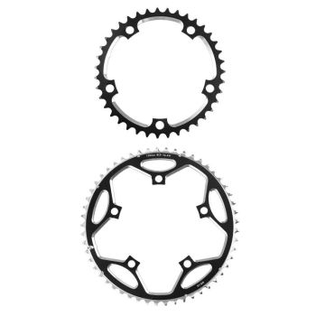 56T-44T Double-Disc Road Bike Gears - Red