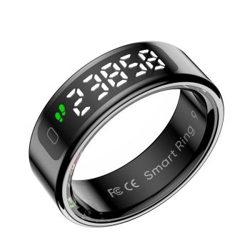 Smart Ring R11 Size 10 Heart Rate Oxygen Sleep Sports - Gold