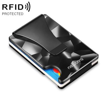 Anti-magnetic Metal Card Holder for Multiple Cards - Large - Diamond Pattern