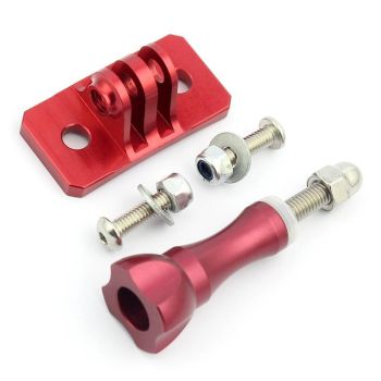 Helmet Mount Adapter for Aluminum Tripod Head for Gopro - Black
