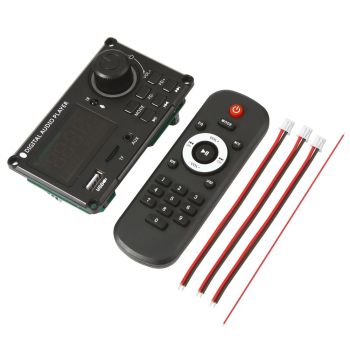 12V 100W Bluetooth Power Amp Board W / Recording - Small Silicone Remote Control