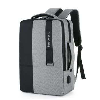 Large-capacity Laptop Backpack with Usb Charging - Ideal for Business Commuters - Blue
