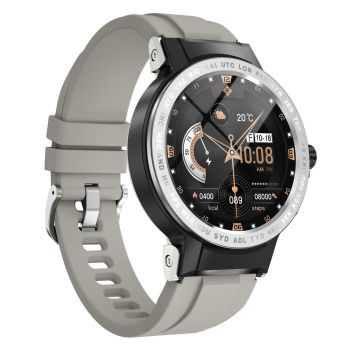 Waterproof Smart Watch With Colour Screen - Ip68 - Gold