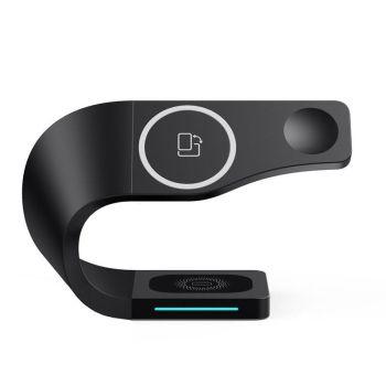 4 In 1 Wireless Charger For Phone Watch Airpods - White