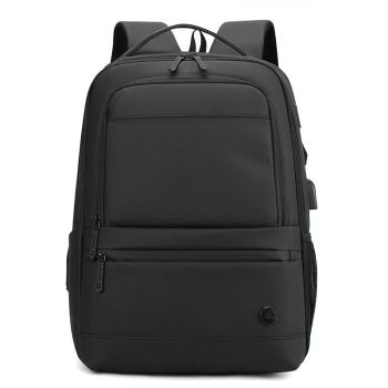 Men Usb Backpack with Charging Port - Grey