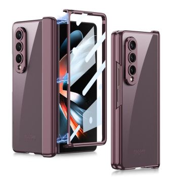 For Samsung Galaxy Z Fold4 5G Magnetic Hinged Folding Case - Champagne Gold