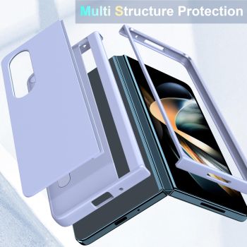 For Samsung Galaxy Z Fold4 5G Foldable Phone Case With Holder - Full Coverage - Green