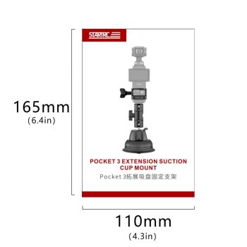 3 Suction Cup Holder For Dji Osmo Pocket Black