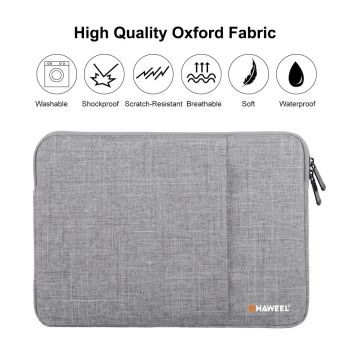 Zipper Sleeve Briefcase for Macbook Samsung Sony Dell Alienware Chuwi Asus Hp Laptops and Tablets - Black