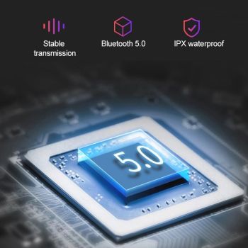 Wireless Touch Bluetooth Headset with Smart Magnetic Charging - Dt-13 - Black