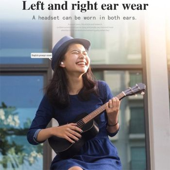 Wireless Stereo Bluetooth Earphones with Charging Case -tws Dazzling - Black